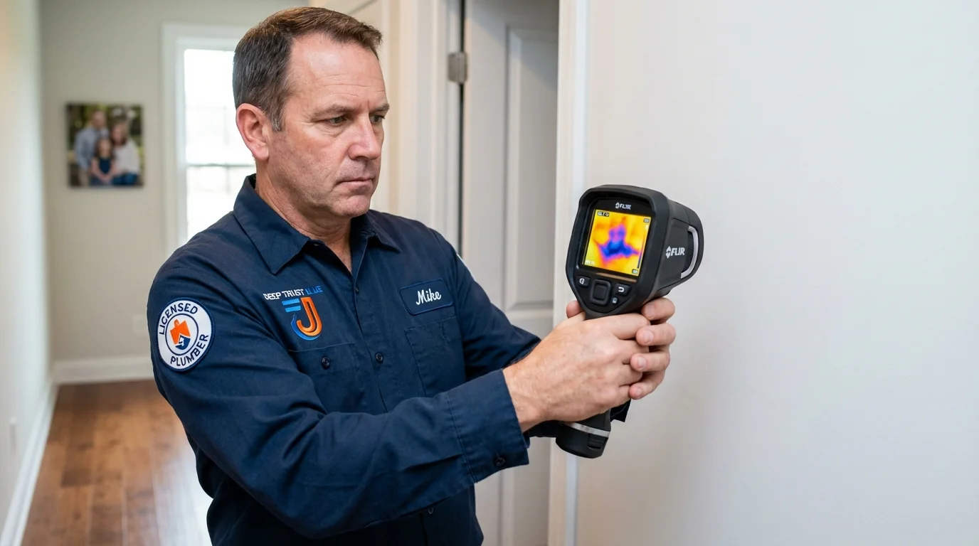 Thermal imaging leak detection by Johns Plumbing LLC in Fort Belvoir